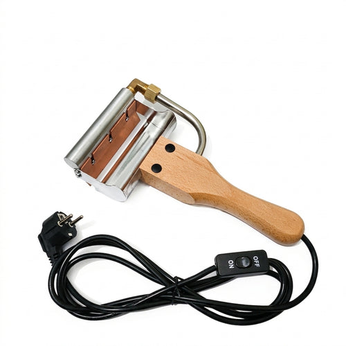 Heat-Insulated Electric Honey Uncapping Fast-Heating Electric Uncapping Handheld Heated Honey Scraper Stainless Steel for Beekeepers, Apiarists, Apiary