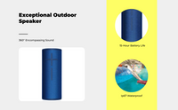 Waterproof speaker with 360° sound