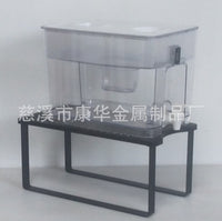 跨境黑色水壶支架金属滤水器收纳支架跨境电商批发