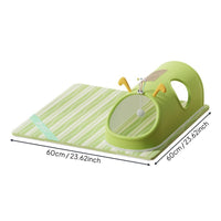 Cat Tunnel Bed Multiple Entrances Feline Play Tunnel with Mat Dangling Toy Toy Pet Supply for Kittens, Indoor