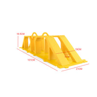 Realistic Design RC Crawler Obstacle Bridge Textured Ramps 1/24 Scale Climbing Bridge DIY Assembly Miniature Car Obstacle Ramp Sturdy Construction for Indoor, Desktop