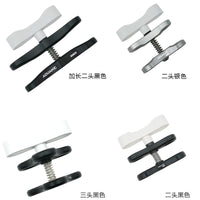 潜水蝴蝶夹钳制照明灯夹补光灯夹灯臂夹球头夹支架摄影配件铝合金