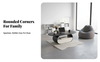 2 Pieces Round Nesting Tables Minimalist aesthetic Coffee Table Set Modern Look Multi-Purpose for Interior Design aficionados