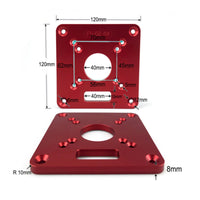 Trim Router Insert Plate Easy Installation Power Tool Accessory for Woodworkers