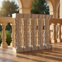 Reusable Plastic Roman Column Mold Easy Assembly Roman Column Concrete Mold Lightweight Plastic Cement Fence Mould Versatile for Builders