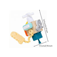 Fine-Motor Wooden Sensory Cube Hands-on Sensory Busy Cube Tactile Busy Board Toy Mechanism Play for Children