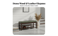 Padded Shoe Rack Bench Multi-Functional Upholstered Shoe Storage Bench Timeless Design Easy Assembly for Hallway, Bedroom