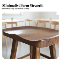 Backless Saddle Stool Nordic Design Backless Saddle Perch Minimalist Design