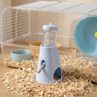 Anti-Drip Hamster Water Bottle with Stand, 80ml Hamster Water Bottle, Standing or Hanging Leak-resistant Waterer for Small Creatures