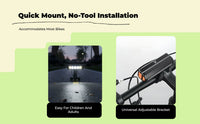 1200-lumen USB bike light