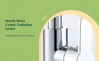 Brass core stainless steel faucet