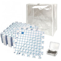 EVA Foam Stitching Board with Grid and Pins, Modern Minimalist Style