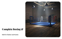 MMA Eight-Sided Cage Competition Ready Boxing Arena Heavy Duty Construction Fighting Stage for Professionals, Athletes, Gym