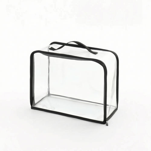 Handbag Storage Cover Clear Handbag Dust Bag with Zipper Dustproof for Shelf