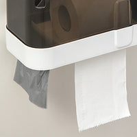 No Punch Tissue Storage Box Material Multifunctional Washroom Organizer for Kitchen