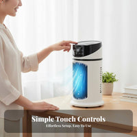 Portable Air Conditioner Fan Energy Saving Portable Air Chiller Quiet Desktop Misting Fan for Office, Bedroom, Dorm Room
