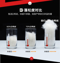 恒源祥中老年羽绒裤男冬季加绒加厚松紧高腰保暖内外穿爸爸装棉裤