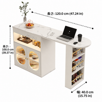 kitchen island with bar