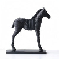 Horse Sculpture Abstract Horse Figurine Modern for Office Desk, Art Collectors