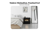 Floating Nightstand with Drawer Modern Design Floating Storage Cabinet
