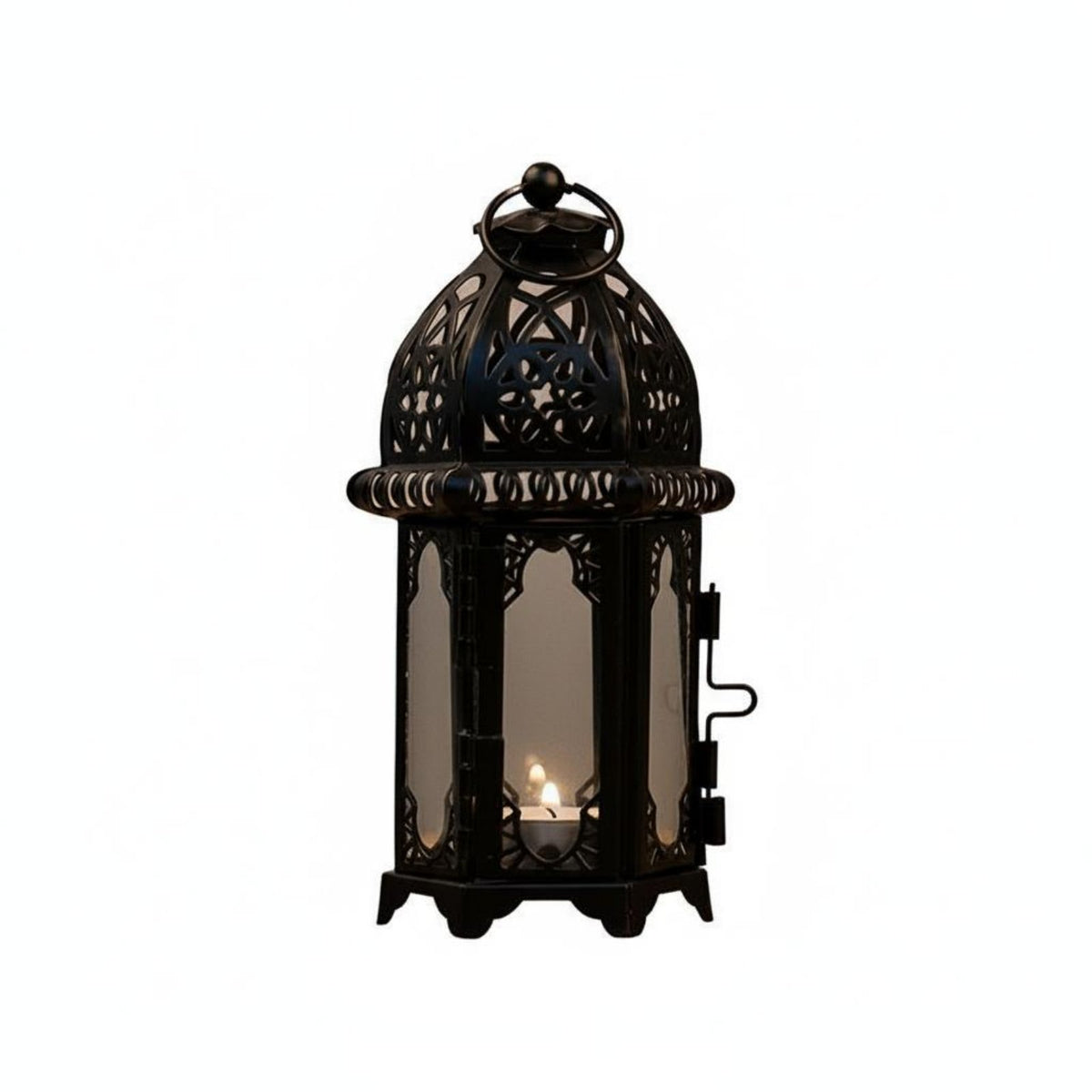 Moroccan Design Candle Lantern Indoor Outdoor Use for Tabletop