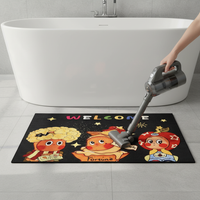 Diatomaceous Earth Bath Mat Super Absorbent Non-Slip Quick Dry Bathroom Kitchen Floor Mat