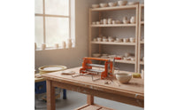 Ceramic Slab Roller with Tools Hand Cranked Tool Stable for Ceramicists