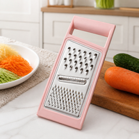 Grater Slicer, Julienne Slicer, Stainless Steel Multi-Function Slicer, 3 Blades, Vegetable Cheese Grater
