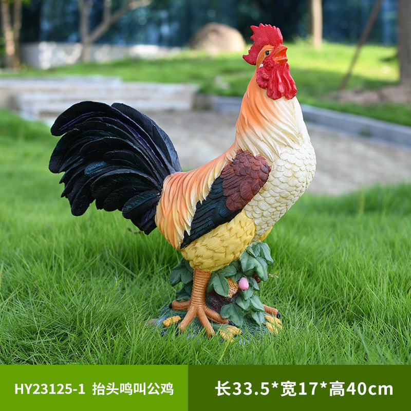 Crowing Rooster