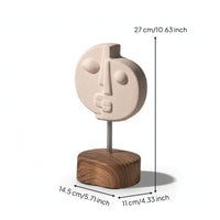 Abstract Face Figurine Modern Showpiece Creative for Office Desk, Art Lovers