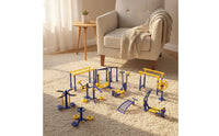 10 Pieces Tiny Dollhouse Gym Set Freestanding Miniature Fitness Equipment Assembled Fitness Equipment Set Glossy for Collectors, Crafters