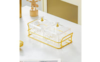 Mixed Kernels and Dried Fruit Tray Transparent Cover Divided Candy Tray Easy To