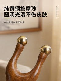 Brass Frog Massage Tool for Facial and Body Use
