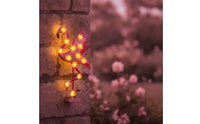 Solar Flamingo Light Outdoor Solar-Powered Wall Light Lamp Metal for Patio