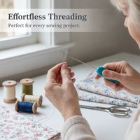 Automatic Needle Threader for Elderly, Universal Quick Threading Tool for Sewing Machines and Hand Sewing