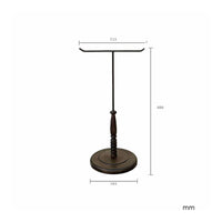 Jewelry Display Stand Wood and Metal Tabletop Decor Vintage Style