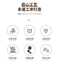 韩式304不锈钢螺蛳粉锅双耳拉面煮面锅带盖高颜值加厚小火锅汤锅