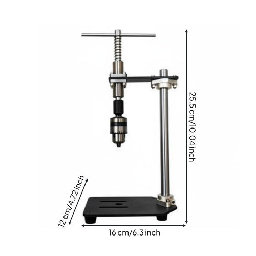 Manual Vertical Tapping Machine High Perpendicularity Benchtop Tapping Fixture Sensitive Feel Workshop Equipment for Machinists, Hobbyists, Garage