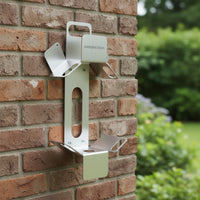 Metal Garden Hose Rack Long-Lasting Garden Hose Holder Wall-Mounted Space-Saving for Gardeners, Patio, Shed
