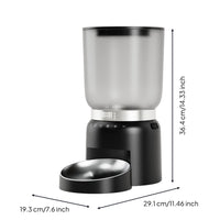 Automatic Pet Feeder Schedulable Automatic Cat Feeder Removable Bowl Cat Food Dispenser for Busy Owners