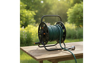 Garden Hose Reel Cart Heavy-Duty Hose Reel Cart Ergonomic for Homeowners