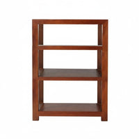 Solid Wood Amplifier Stand Sturdy Wooden Audio Rack Stereo Equipment Cabinet Heavy Duty Oak Construction Suitable for Home Theater Living Room Bookshelf Display