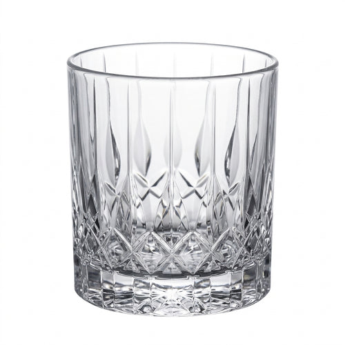 Hand-Carved Crystal Whiskey Glass, K9 Prosperity Cup