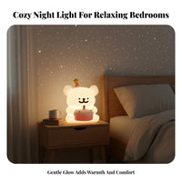 Romantic Gift Star Light Projector Music Box Walnut Wood Grain Finish Bedroom Atmosphere Light USB Powered for Women, Couples
