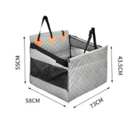 Pet Car Nest Soft Cushion Back Seat Dog Basket Sturdy Bottom