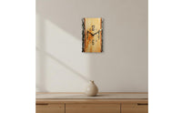 Wooden Wall Timepiece Battery Operated Home Decor Quartz Movement