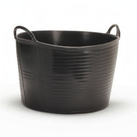 Flexible Tub Heavy-Duty Tub with Handles Ribbed for Builders, Gardeners