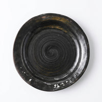 Wabi-Sabi Ceramic Plate, Light Luxury Retro Style