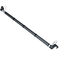 Telescopic Car Clothes Hanger Rod Perforated Car Clothes Hanger Bar Hooked Ends Telescopic Garment Rack