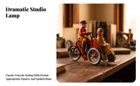 Clockwork Pedal Cycle Cyclist Ornament